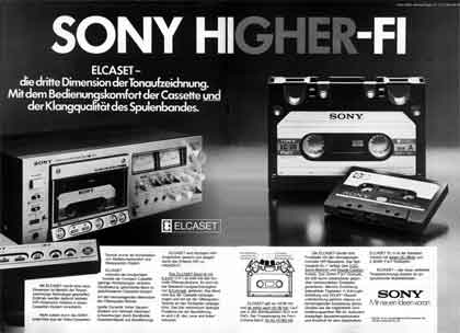 SONY Werbung 1977
